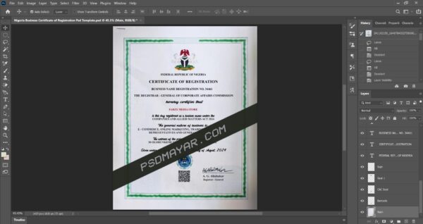 Business Registration Certificate Nigeria