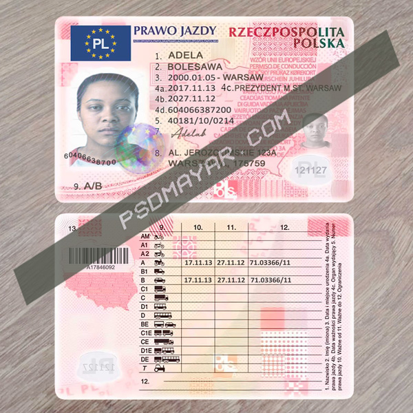 Driving license in Poland